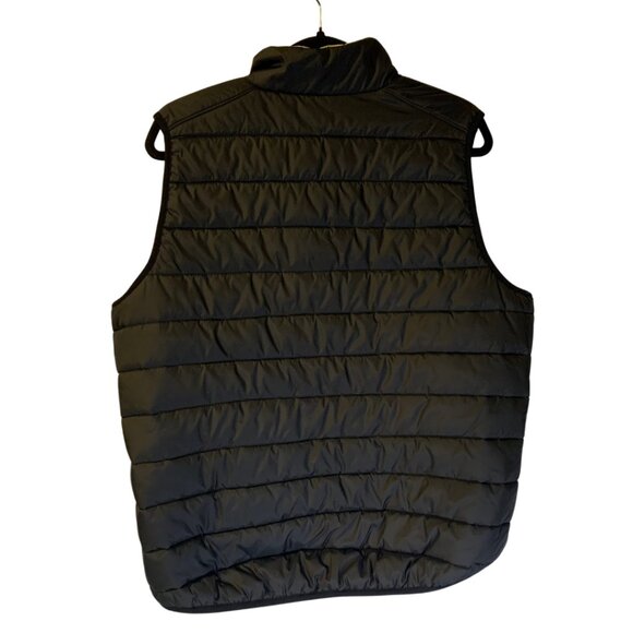 Nike Men's Oregon Ducks Puffer Vest Sz L Reversible Black Yellow U of O Full Zip - Picture 3 of 9